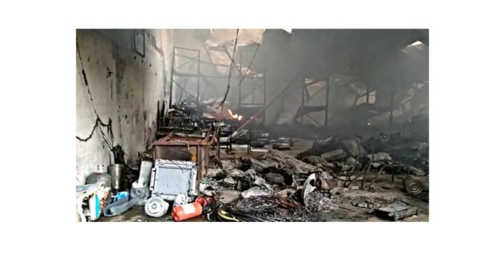 airtel godam fire