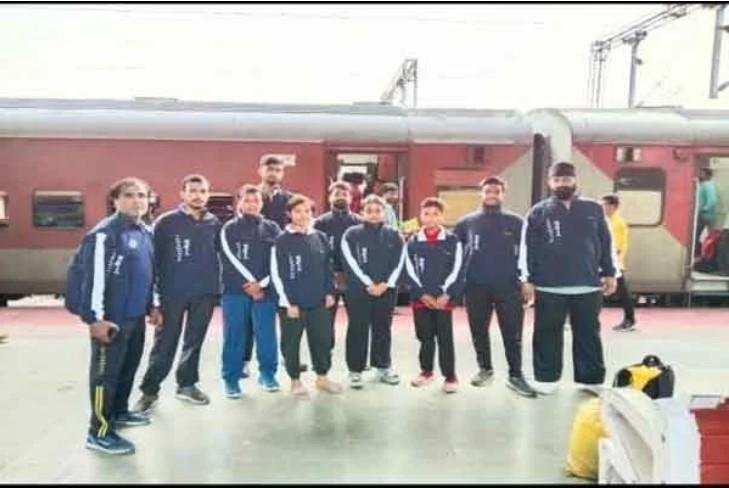 झारखंड ताइक्वांडो की टीम पुडुचेरी रवाना