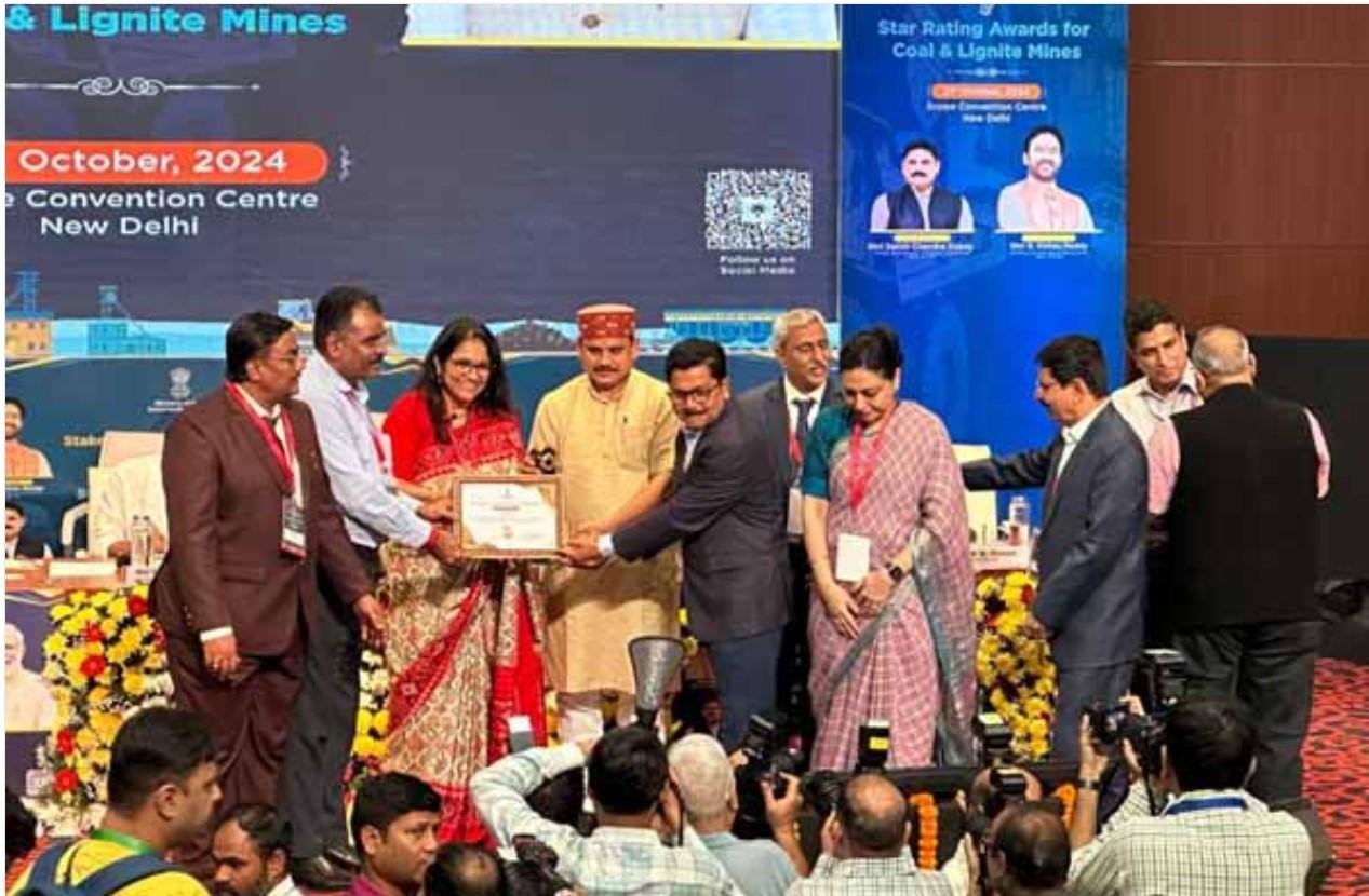 सीसीएल की चार खदानों को मिला प्रतिष्ठित 5-स्टार रेटिंग पुरस्कार