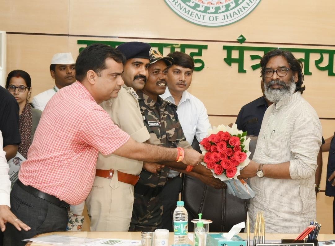 jharkhand police service commission: हेमन्त सोरेन से झारखंड पुलिस सर्विस एसोसिएशन के प्रतिनिधिमंडल की महत्वपूर्ण मुलाकात