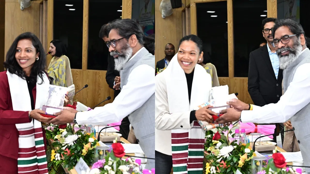 हॉकी टीम की कप्तान सलीमा और ओलंपियन निक्की को मिली जमीन, CM हेमंत बोले- घर बनाने के लिए मिलेंगे 35 लाख