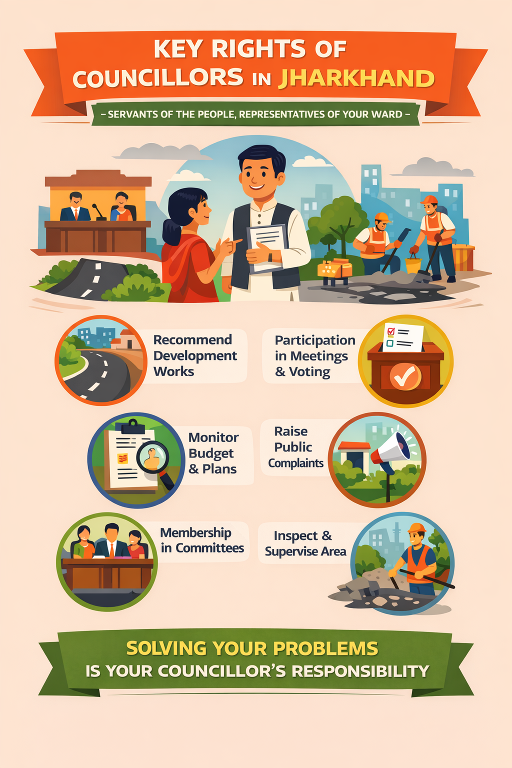 झारखंड में एक पार्षद के क्या-क्या अधिकार होते हैं? जानिए पूरी जानकारी