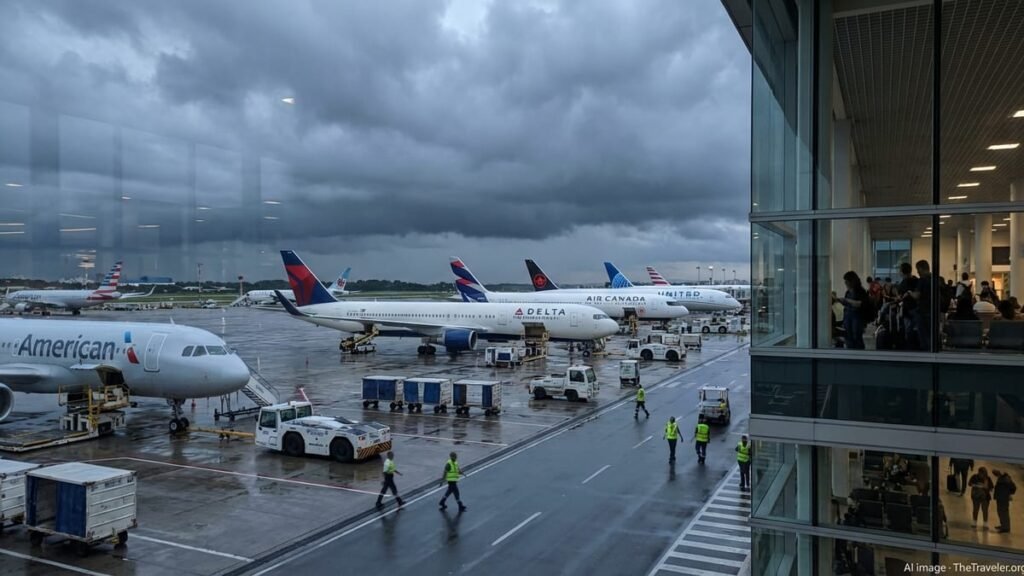 Global Travel Disrupted by Storm Hernando