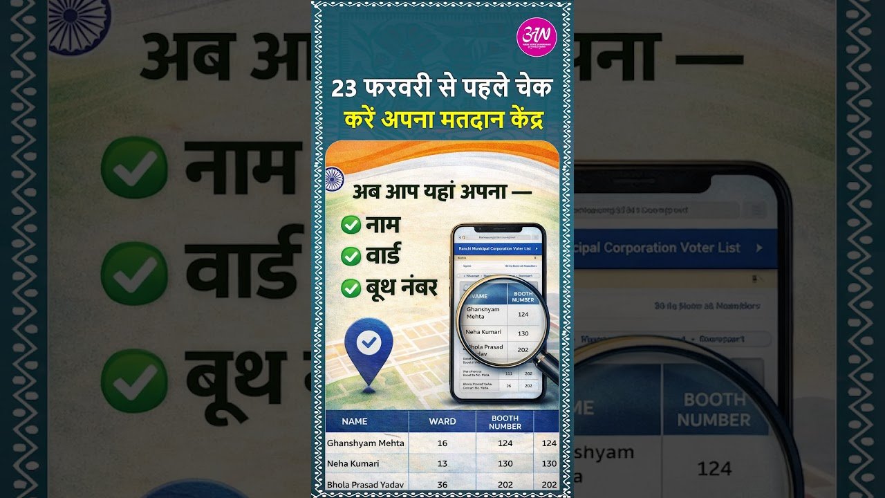 23 फरवरी वोटिंग — अपना बूथ ऐसे ढूंढें (1 मिनट में)#NikayChunav#Voting2026#VoterList#ElectionUpdate#