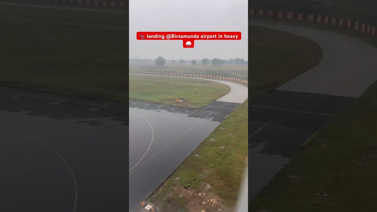 @BirsaMundaAirport #jharkhand #ranchi #flight #landing #airplane