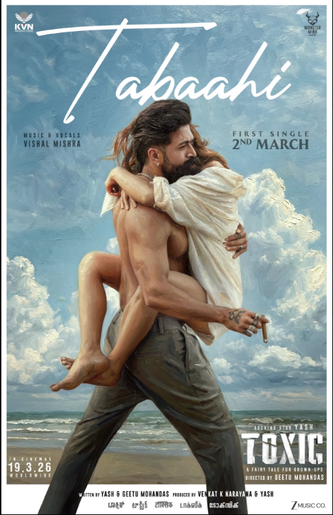 ‘Toxic’ के पहले गाने ‘Tabaahi’ में दिखेगी यश-कियारा की रॉ केमिस्ट्री, विशाल मिश्रा ने खोले कई राज