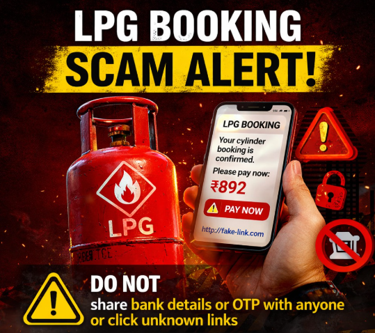 Gas booking scam India