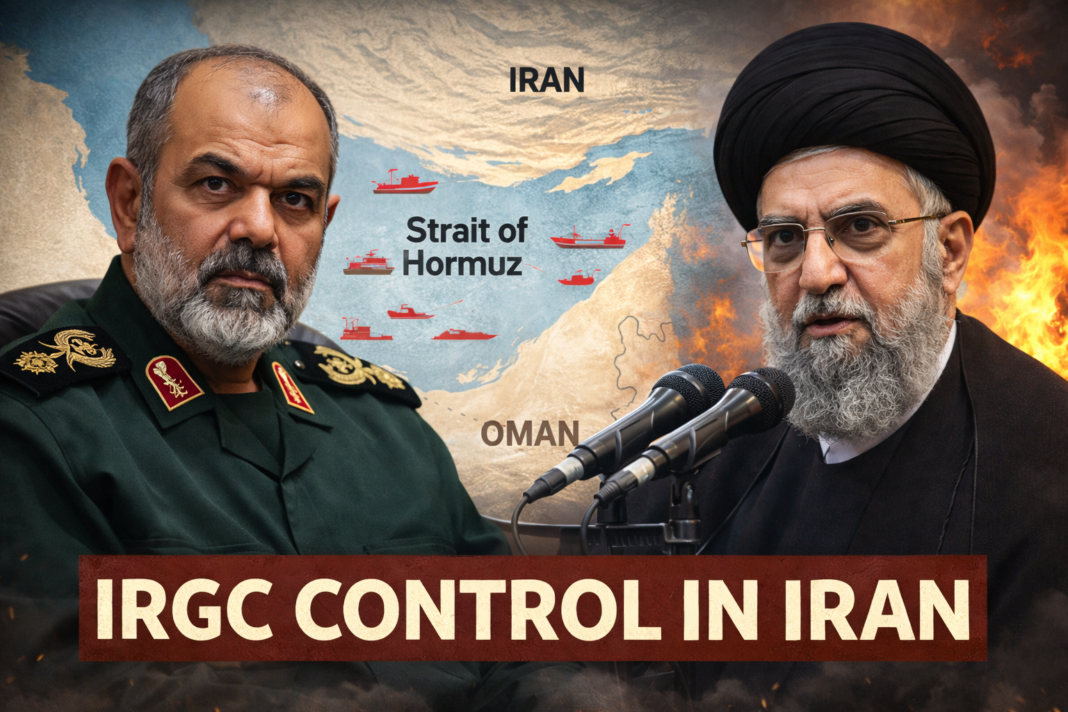 IRGC control in Iran 
