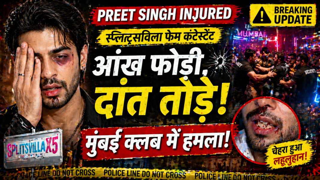 Preet singh injured