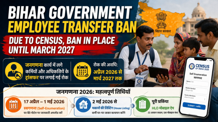 Bihar government employee transfer ban
