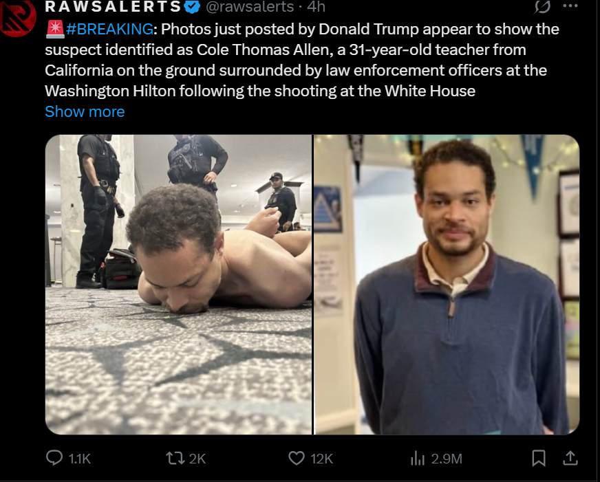 Washington Shooting Incident Trump