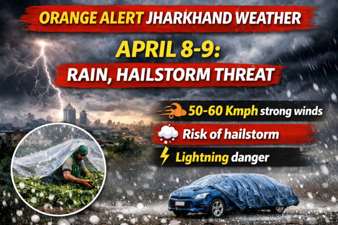 Orange alert Jharkhand weather