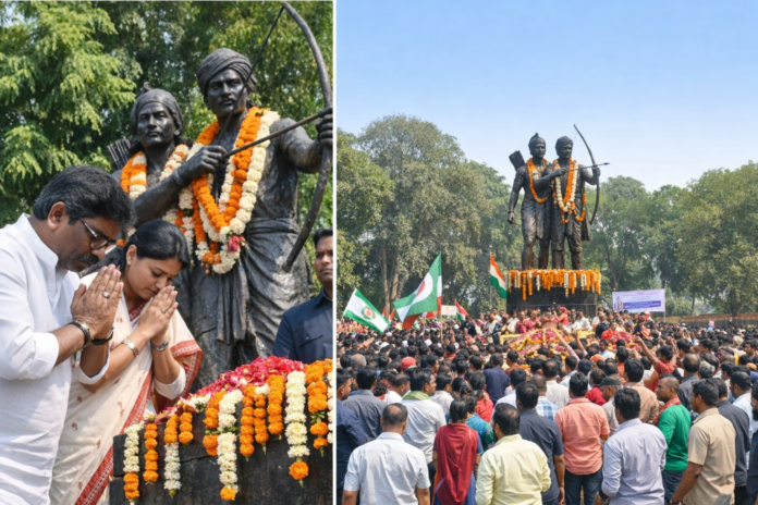 Hemant Soren tribute to Sido Kanhu