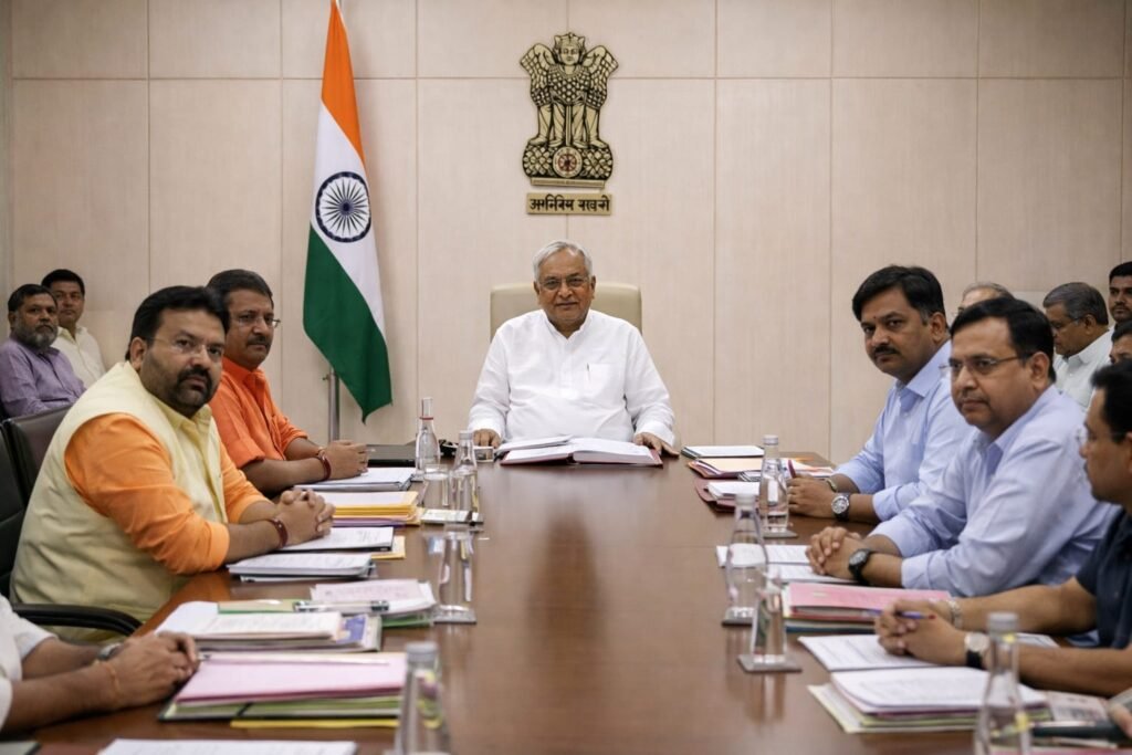 Nitish Kumar resignation time