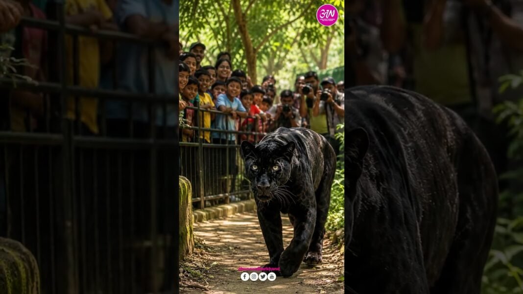 ‘Mirza’ 🖤From Assam to Ranchi, the black panther who became Birsa Zoo’s royal identity. ‘Mirza’ 🖤From Assam to Ranchi, the black panther who became Birsa Zoo’s royal identity.