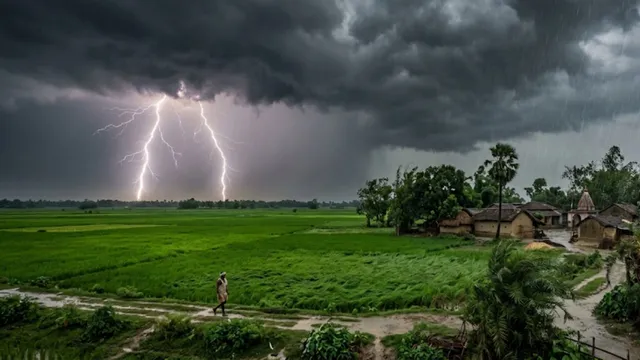 Jharkhand Weather Update: 6 जिलों में मौसम विभाग का अलर्ट, 50 KMPH की रफ्तार से चलेगी हवा, गरज-चमक के साथ होगी बारिश Jharkhand Weather Update