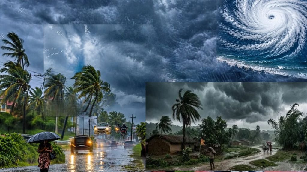 Cyclonic storm weather alert in Jharkhand with heavy rain, strong winds and orange alert for several districts on October 28, 2026.