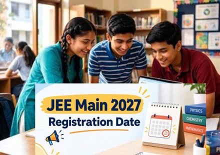 JEE Main 2027 registration notification released by NTA for Session 1 with application deadline of November 22, 2026.