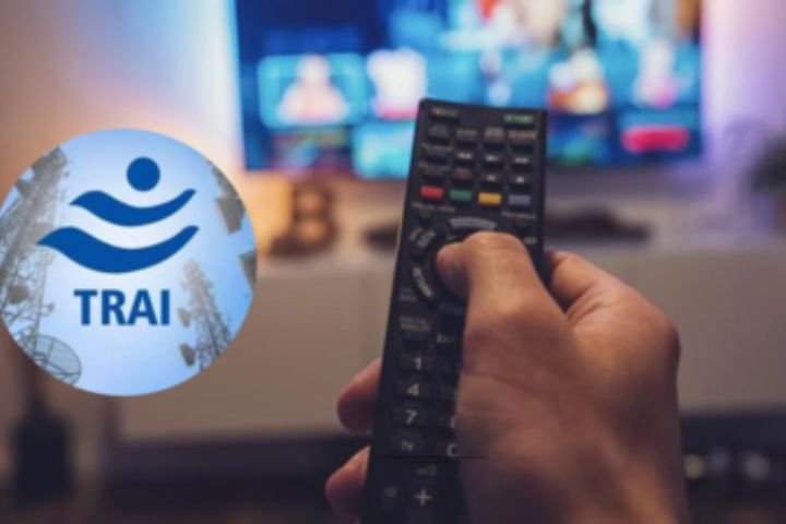 Smart TV displaying live television streaming apps under TRAI's proposed government approval rules.Live TV Apps Approval