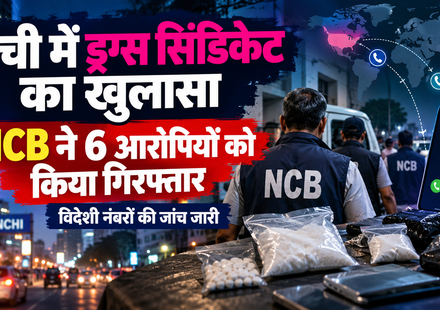 NCB drug syndicate investigation in Ranchi Jharkhand, six arrested