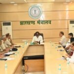 Jharkhand Chief Minister Hemant Soren during a cabinet meeting announcing major development projects and policy decisions in 2026..Jharkhand Cabinet Decisions 2026