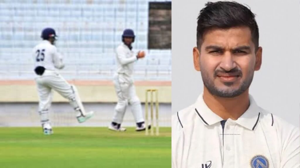 Jharkhand vs Delhi Ranji Trophy match at JSCA International Stadium Ranchi featuring Virat Singh and Kumar Devrat.