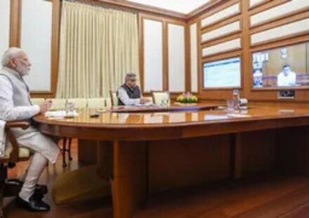 Prime Minister Narendra Modi reviewing infrastructure projects at the 54th PRAGATI meeting..PRAGATI Meeting 2026