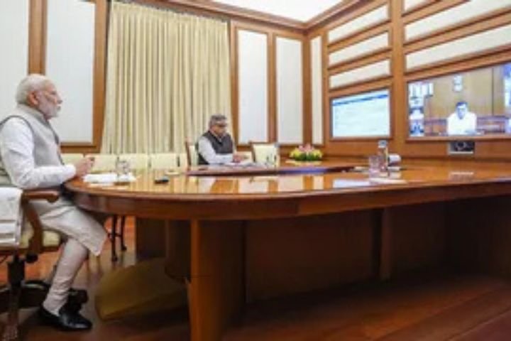 Prime Minister Narendra Modi reviewing infrastructure projects at the 54th PRAGATI meeting..PRAGATI Meeting 2026