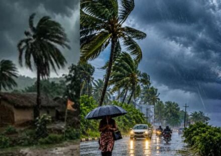 Jharkhand weather alert for thunderstorms, lightning and strong winds due to a cyclonic storm in October 2026.Jharkhand Weather Alert