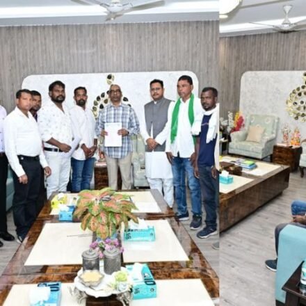 Munda community delegation meets Jharkhand Chief Minister Hemant Soren over caste correction in online Khatiyan records.Caste Correction in Online Khatiyan