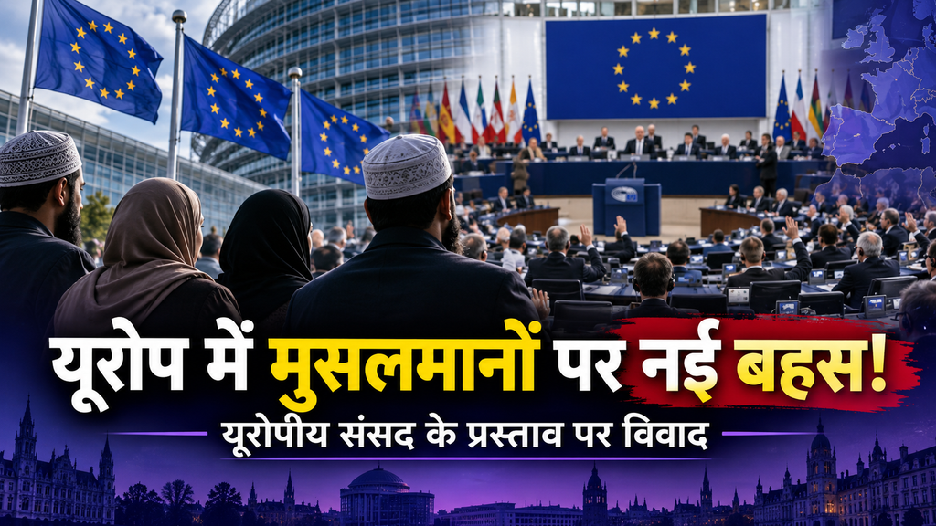 Europe Muslim controversy 2026 as European Parliament resolution sparks debate over Islamophobia, religious freedom and Muslim rights.
