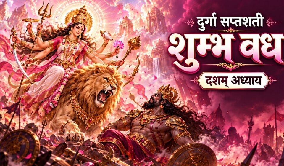 Durga Saptashati Chapter 10: Shumbha Vadh | Goddess Durga’s Victory#DurgaSaptashati #ShumbhaVadh